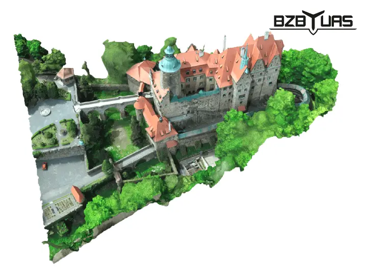 zamek-książ-model-3d