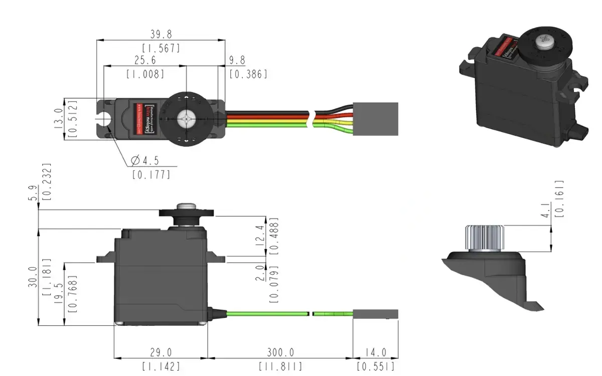 Serwomechanizm-Hitec-MD89MW-UAVCAN-DroneCAN