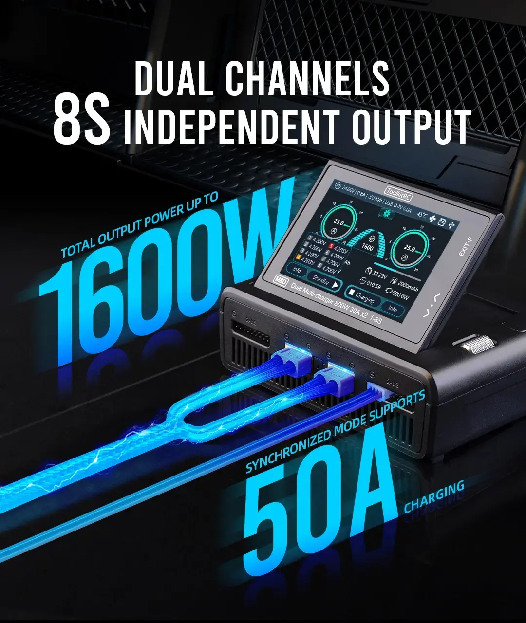 Ładowarka-ToolkitRC-M8D