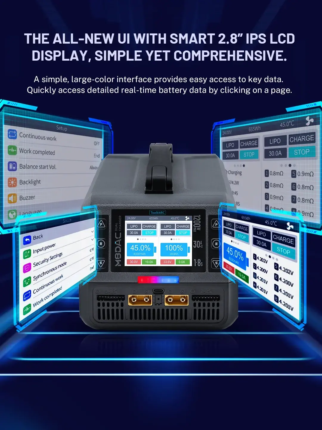 Ładowarka-ToolkitRC-M8DAC