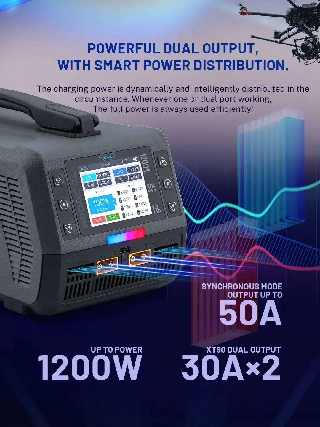 Ładowarka-ToolkitRC-M8DAC