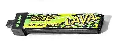 Akumulator-LiHV-BetaFPV-LAVA-II-280mAh-1S-95C