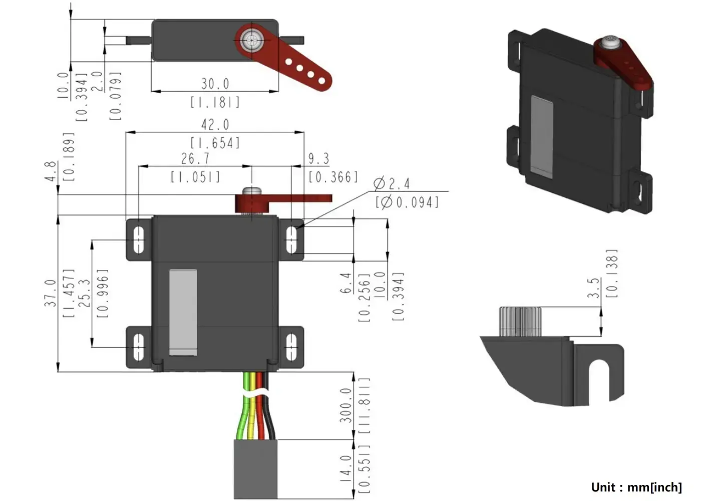 Serwomechanizm-Hitec-MD145SW-CAN
