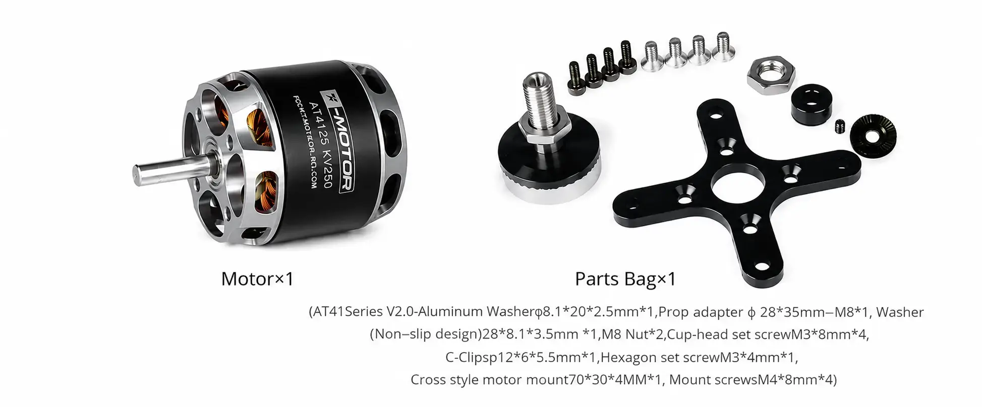 t-motor-at4125-long-shaft-fixed-wing-brushless-motor-kv250
