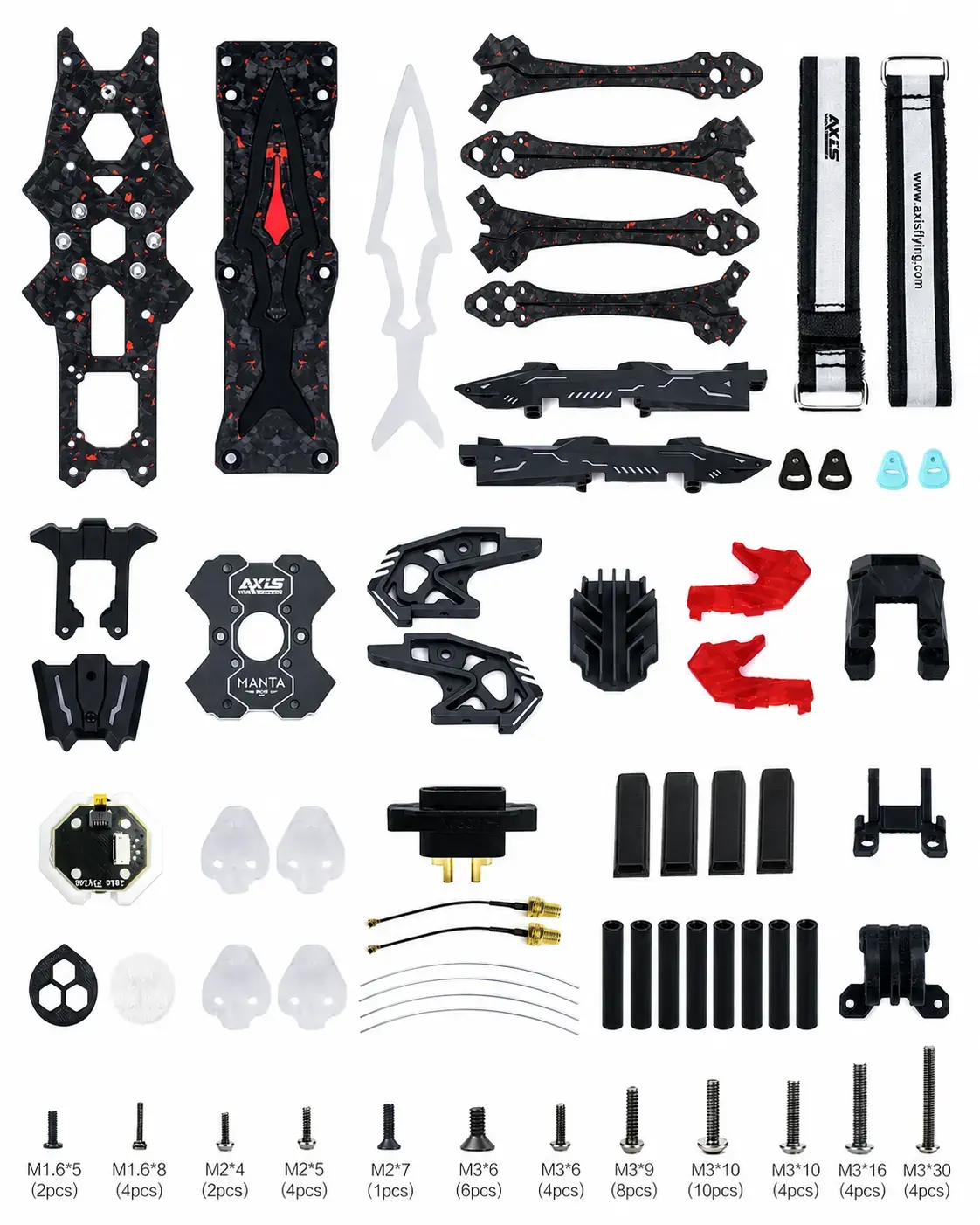 axisflying-manta-5-pro-dc-o4-frame-kit-w-printed-parts