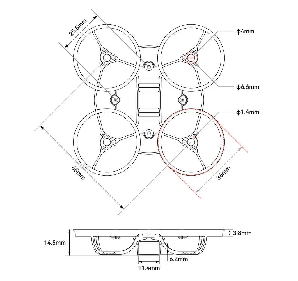 ramka-betafpv-air65-champion-2-szt