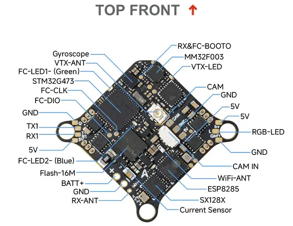 BetaFPV-Matrix-1S-5IN1-II-Brushless-AIO-Flight-Controller