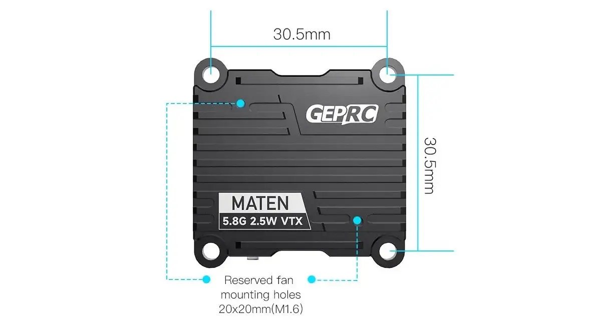 Nadajnik-wideo-GEPRC-MATEN-5.8G-2.5W