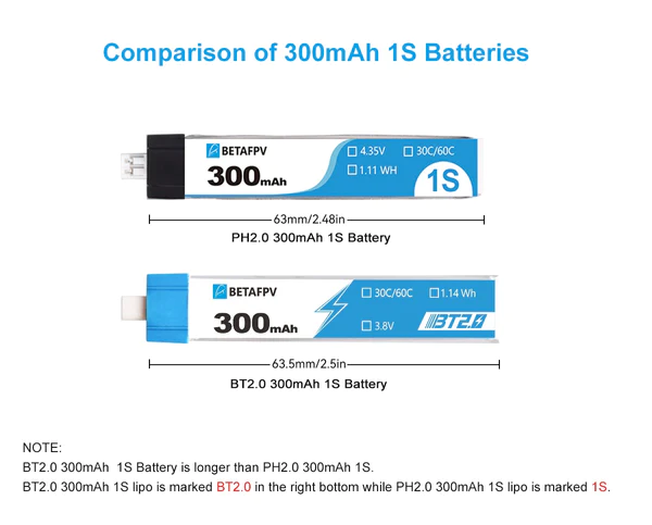 Akumulator-BT2.0-300mAh-1S-30C-(8 SZTUK)