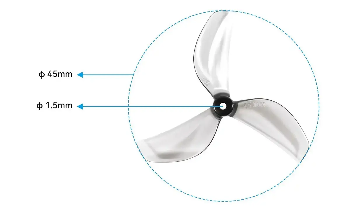Gemfan-45mm-PC-3-Blade-1.5mm-4L+4R