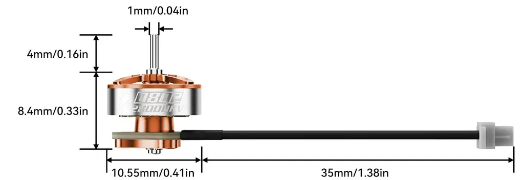 BetaFPV-0802-Brushless-Motors-2026-Champion-28000KV-Orange-4pcs
