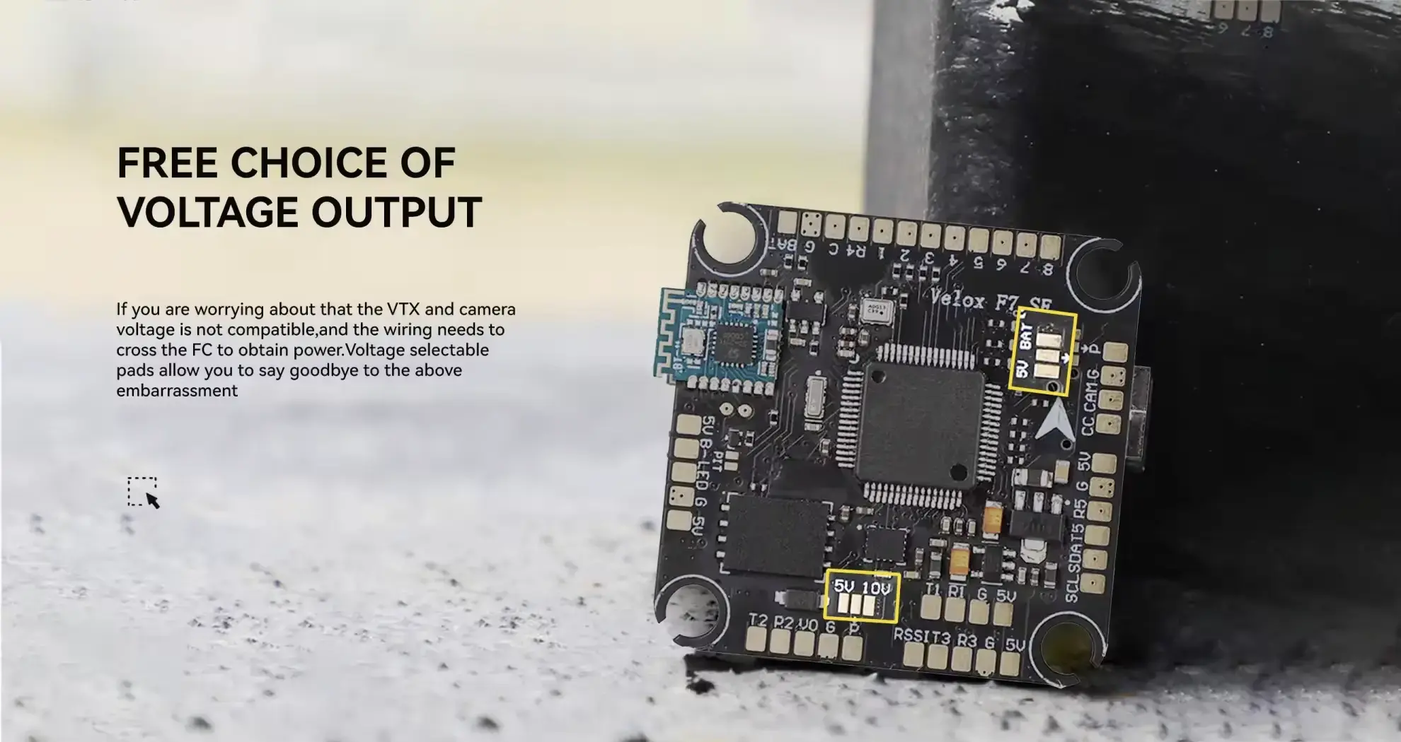 T-Motor-Velox-F7-SE-3-6S-Flight-controller
