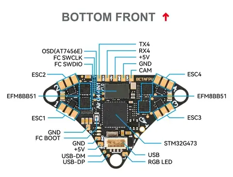 BetaFPV-Air-1S-4IN1-Brushless-AIO-Flight-Controller