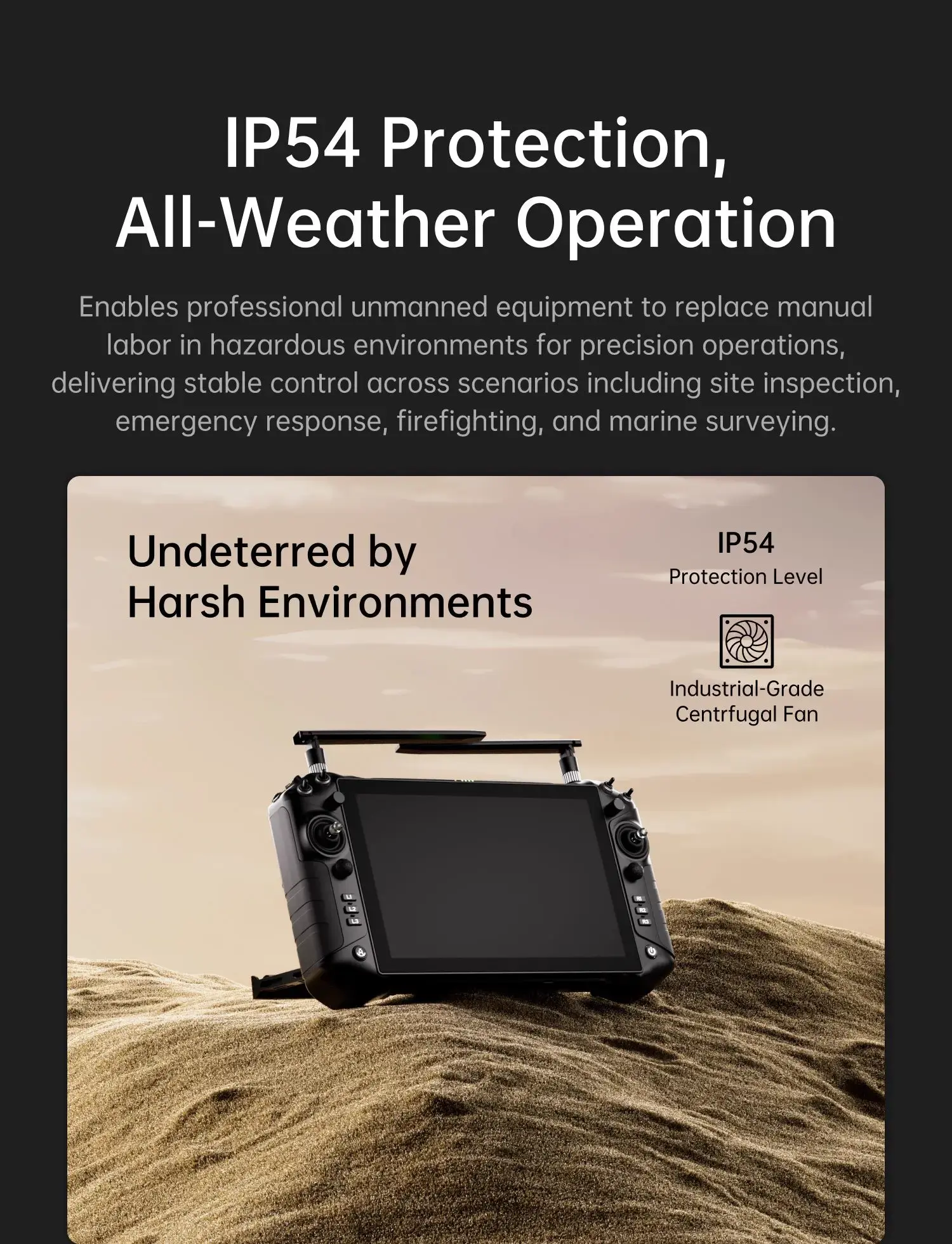 SIYI-UniRC-10-Pro-Handheld-Ground-Station