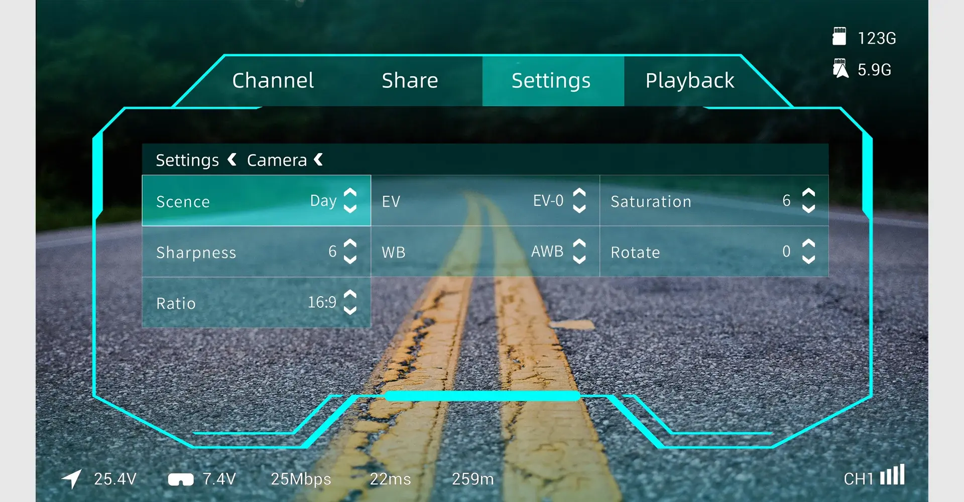 caddx-gm1-v2-single-axis-gimbal-cvbs