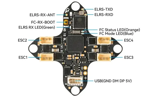BetaFPV-Matrix-1S-3IN1-BMI270-Brushless-Flight-Controller