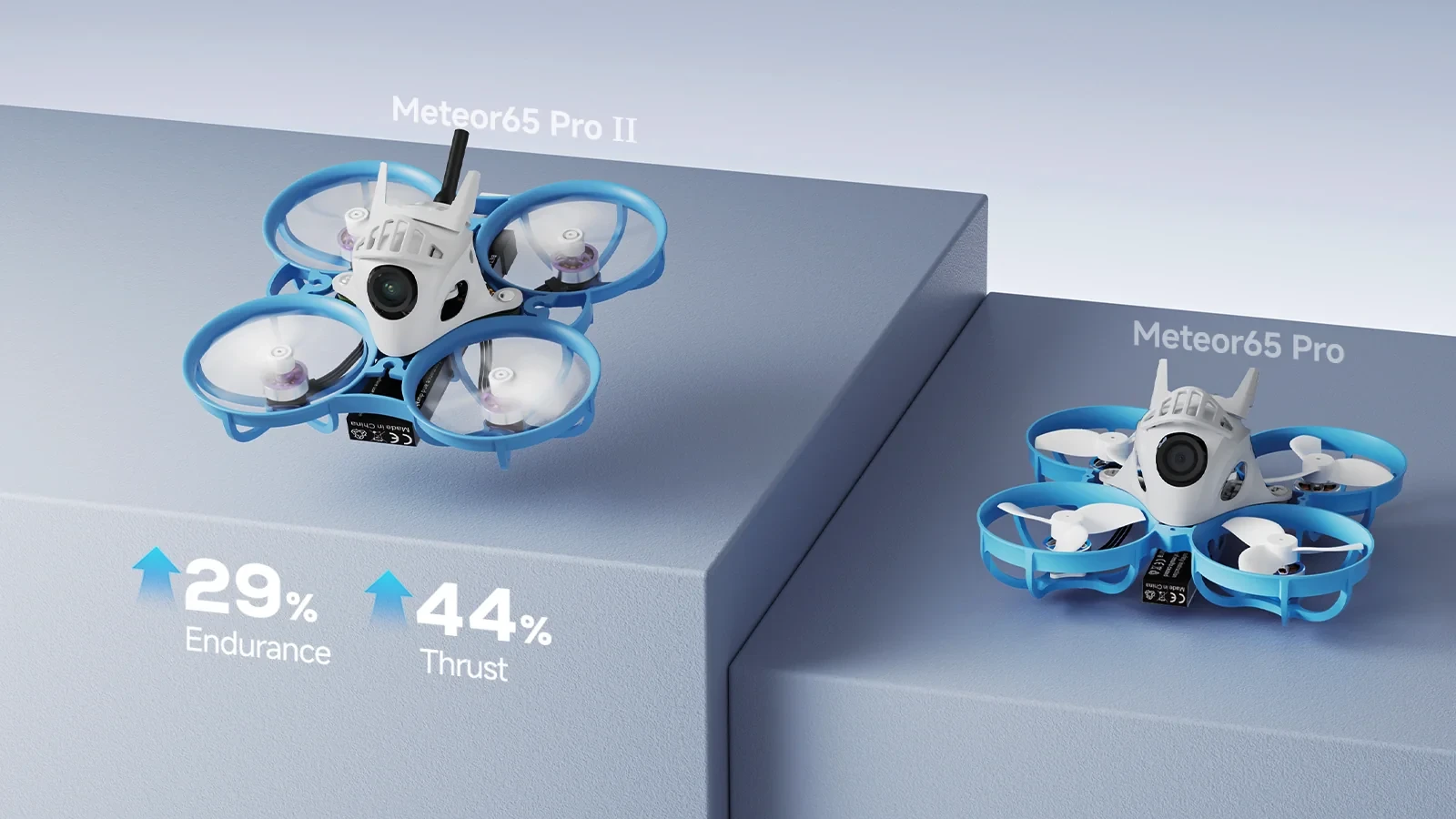 BetaFPV Meteor65 Pro II Brushless Whoop Quadcopter and Meteor65 Pro