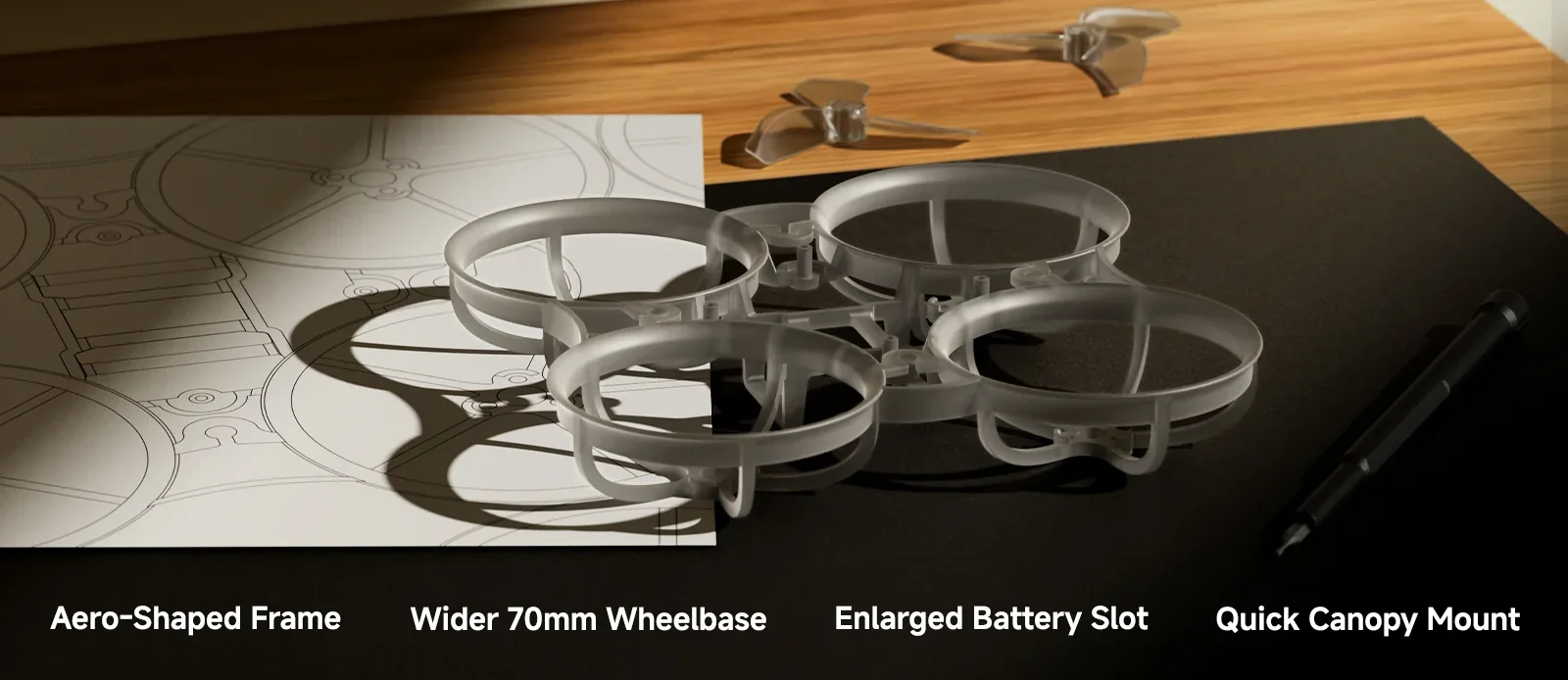 BetaFPV Meteor65 Pro II Brushless Whoop Frame