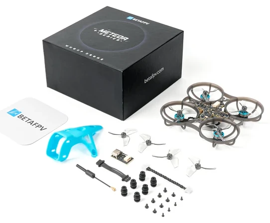 BetaFPV Meteor65 Pro II O4 Brushless Whoop Quadcopter PNP ELRS 2.4G package contents