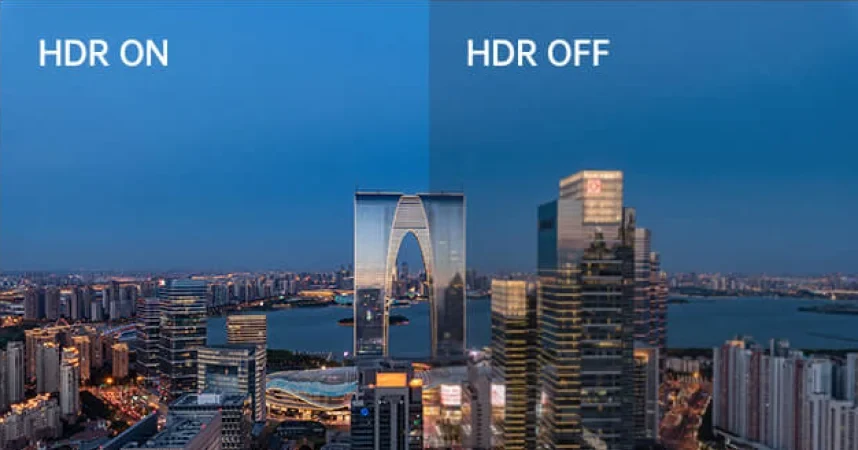 SIYI ZR30 Optical Pod HDR on and off