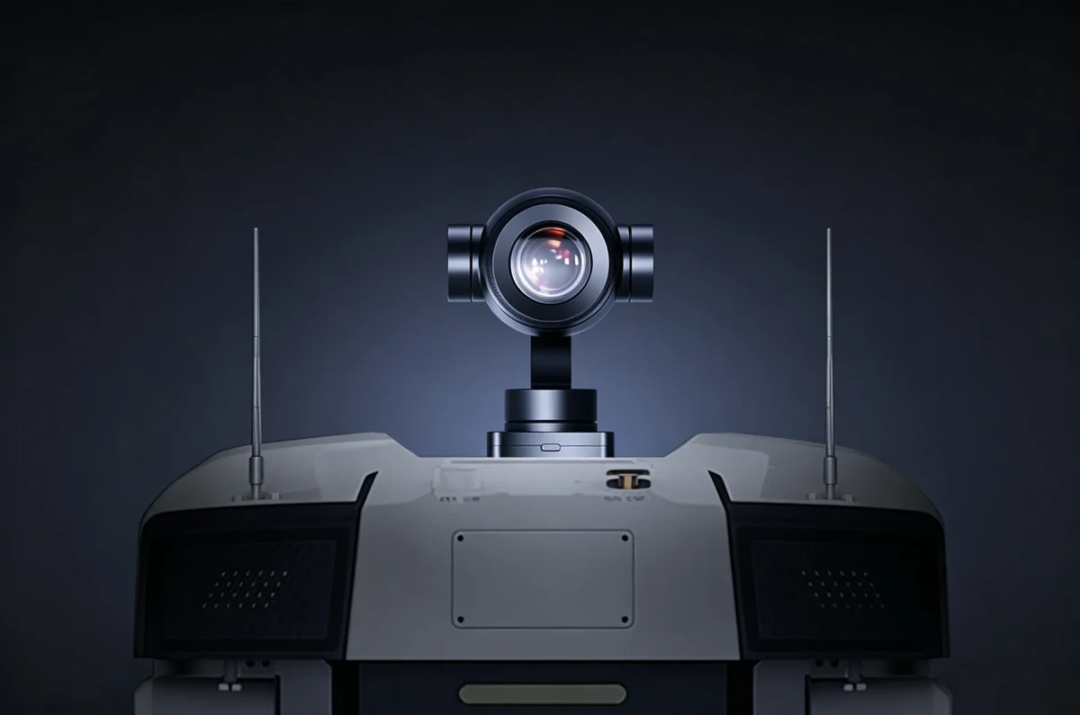 SIYI ZR30 Optical Pod upside down on a ground robot