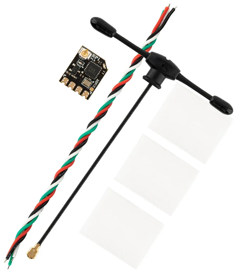RadioMaster RP1 V2 ExpressLRS 2.4GHz Nano Receiver package contents