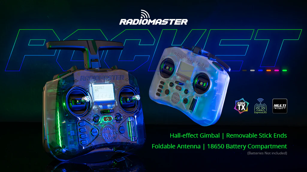 ホビーラジコン Tx radiomaster pocket eslr RadioMaster Pocket ELRS Charcoal | BZB UAS