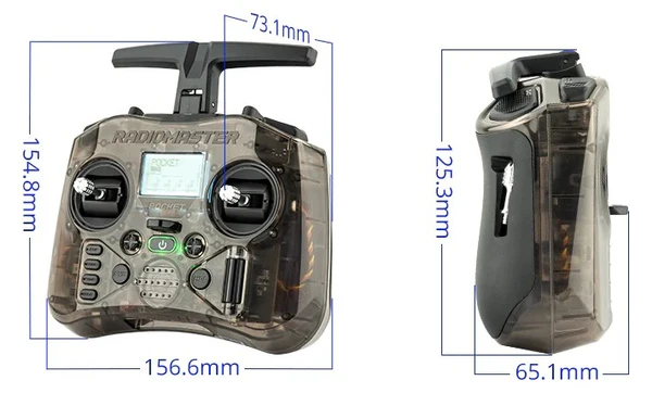 RadioMaster Pocket ELRS Charcoal | BZB UAS RadioMaster Pocket ELRS Charcoal | BZB UAS