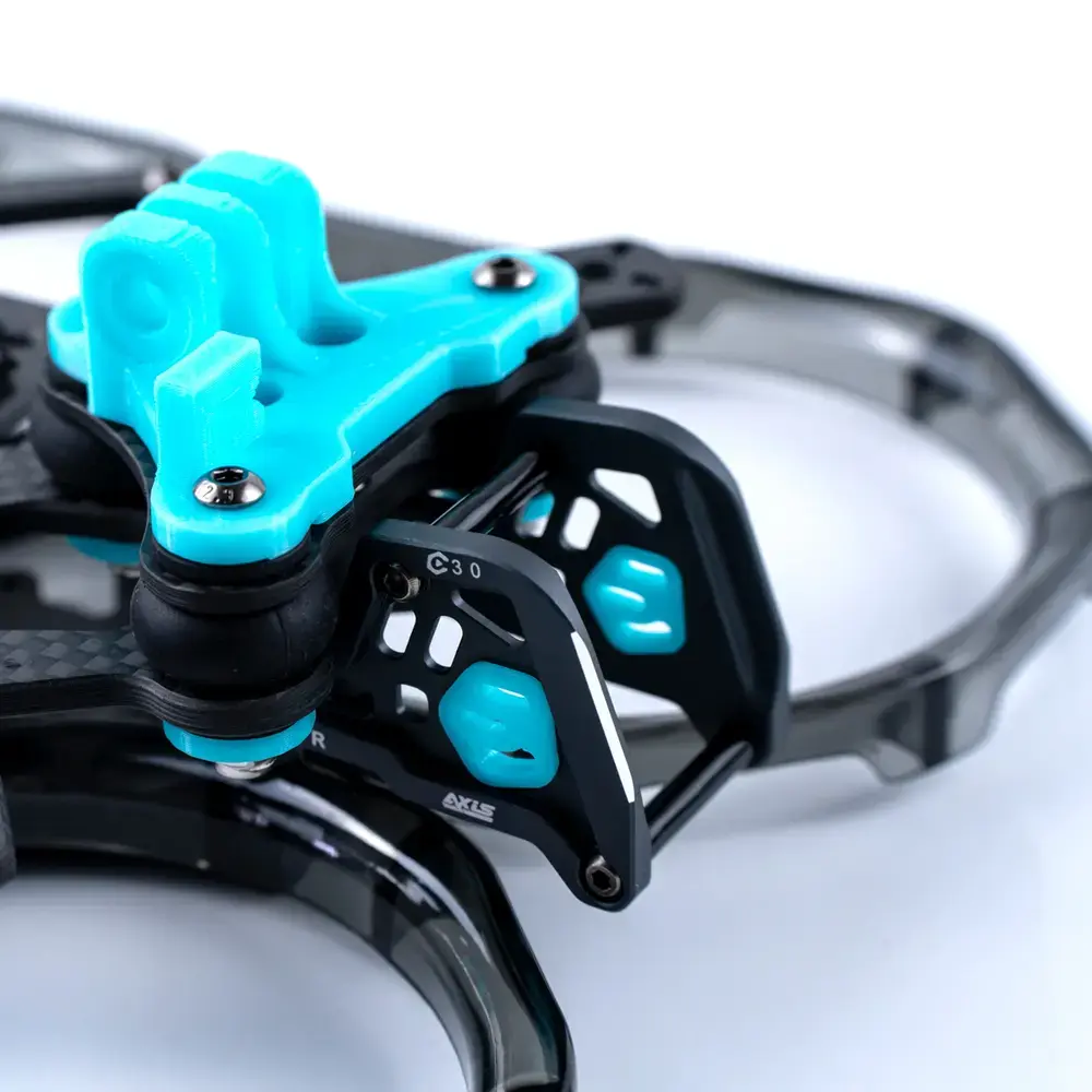 Rama-FPV-3-Axisflying-Cineon-C30-V2-Aluminium-Plates-GPS-TPU-Blue-Green