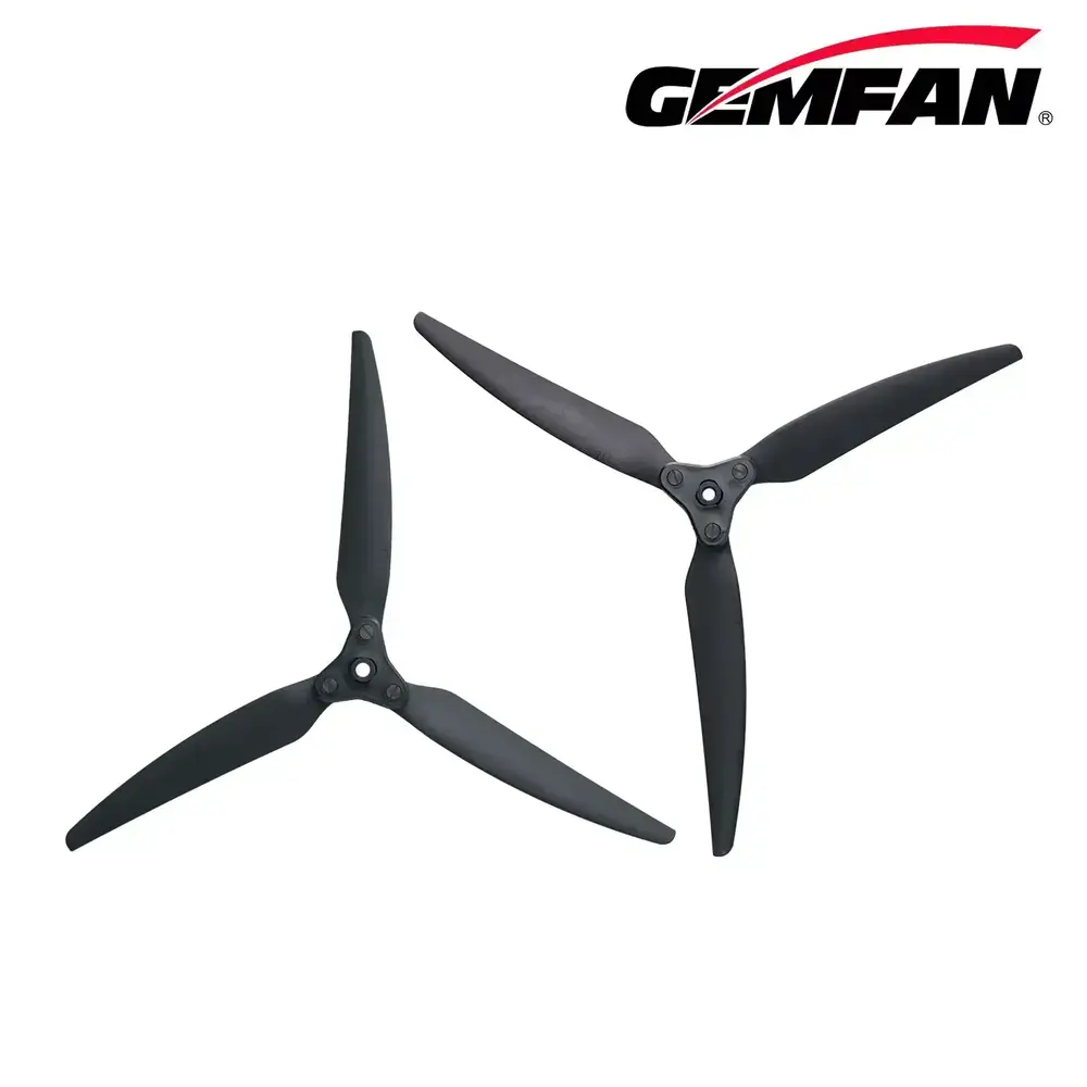 Śmigła-3-łopatowe-składane-Gemfan-1159F-GFRN-1L1R-czarne-Kit