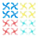 Gemfan 1636-4 40mm 1.0mm 4-Blade Props 16pcs | Multi Color