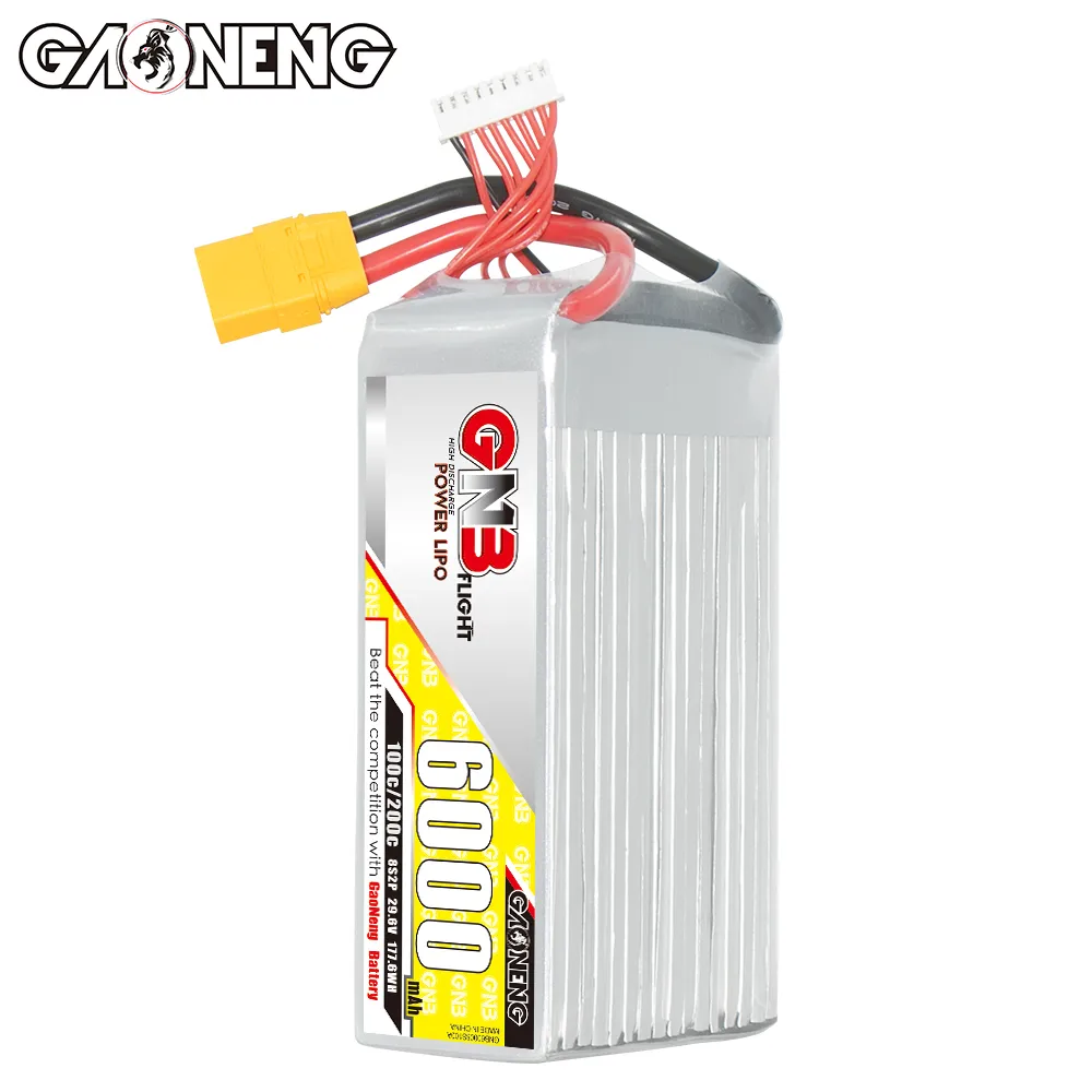 GAONENG GNB 8S 29.6V 6000mAh 100C LiPo Battery XT90