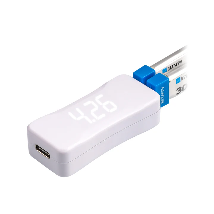 Ładowarka do akumulatorów BetaFPV BT2.0 V2 z testerem napięcia