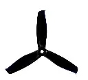 Gemfan 5055S Hulkie 3 Blade PC 2L2R Prop - Black