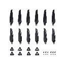 Śmigła 3-łopatowe składane Gemfan F7036 GFRN 2L2R czarne Kit