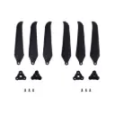 Gemfan F9046 Folding 3 Blade Glass Fiber Nylon 1L1R Prop - Black (Unassembled)