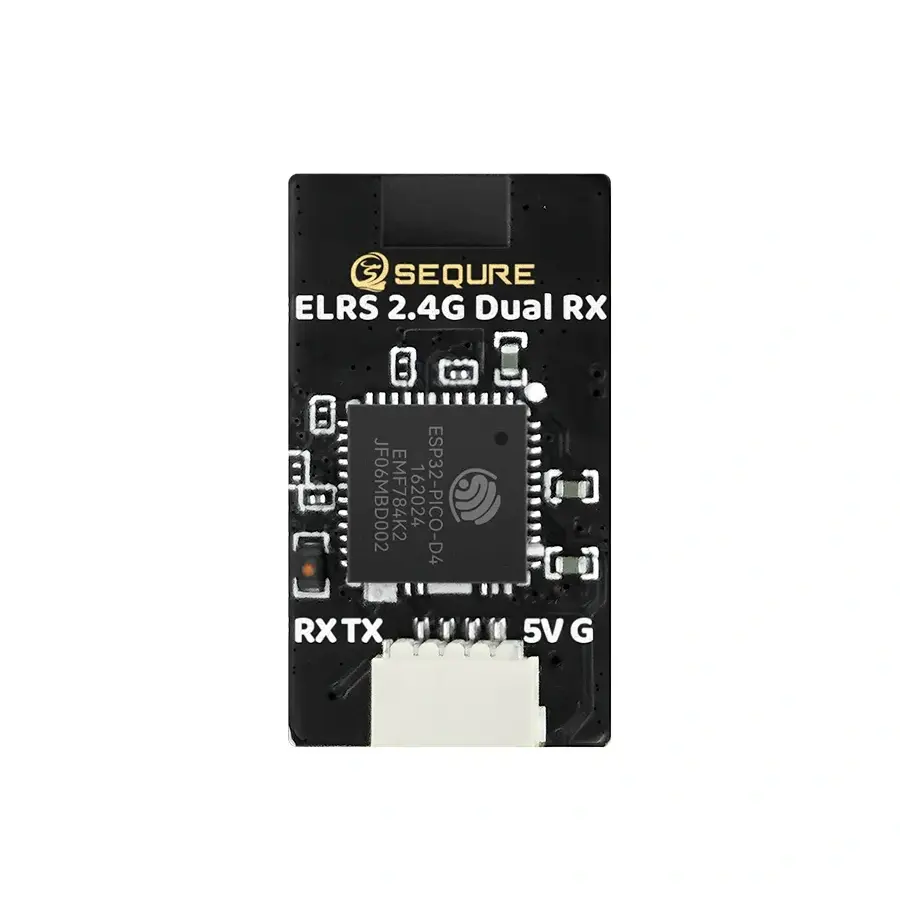 SEQURE ELRS 2.4GHz Dual RX Receiver 80MM*2
