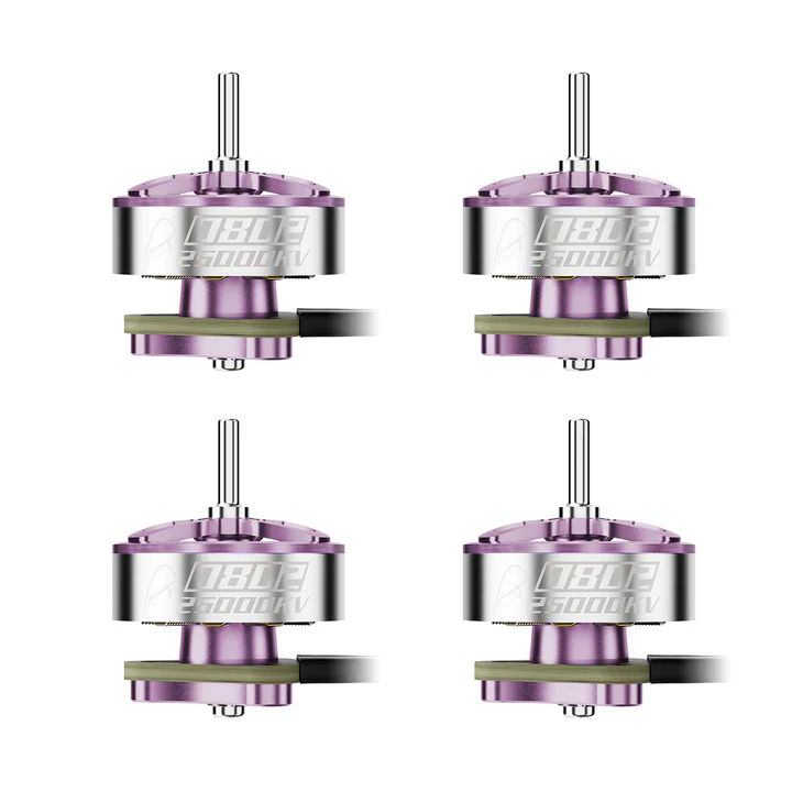 BetaFPV 0802 Brushless Motors 2026 Racing 25000KV Purple 4pcs