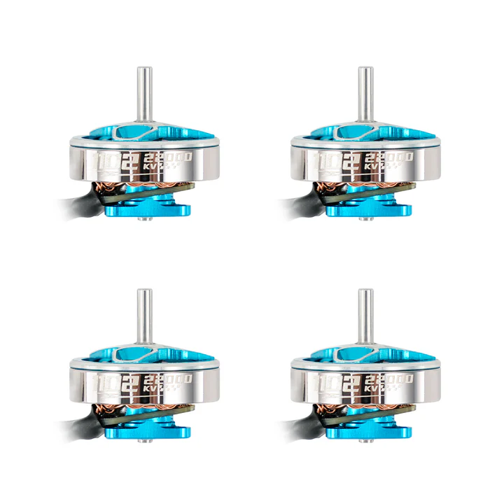 BetaFPV 1102 Brushless Motors 2022 37mm Cable 22000KV Ice Blue 4PCS