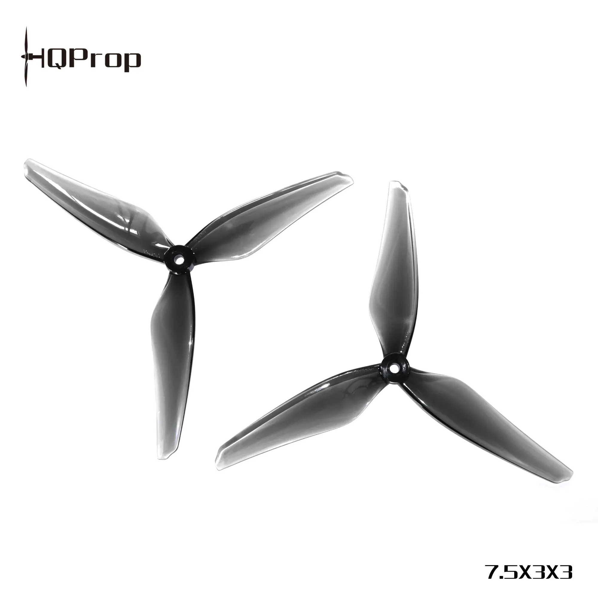 HQProp 7.5X3X3 Light Grey (2CW+2CCW)-Poly Carbonate