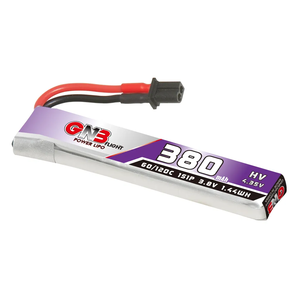 Akumulator LiPo GNB LiHV 1S 3.8V 380mAh 60C A30 na kablu