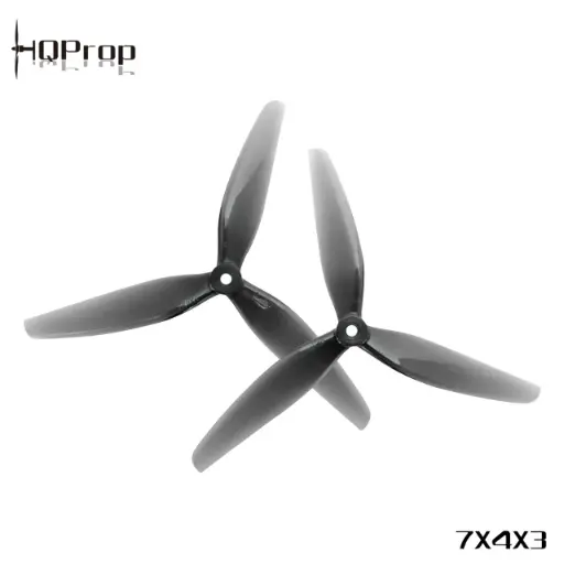 [DP7X4X3GR-PC] HQProp 7X4X3 Light Grey (2CW+2CCW)-Poly Carbonate