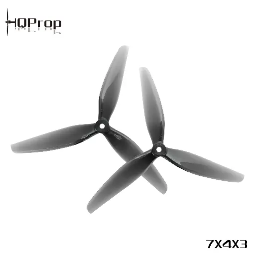 [DP7X4X3GR-PC] HQProp 7X4X3 Light Grey (2CW+2CCW)-Poly Carbonate