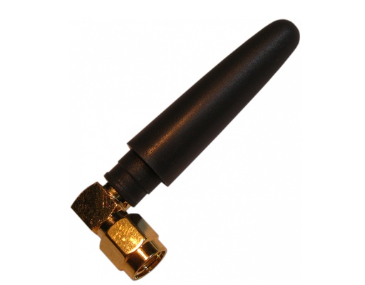 [ANT-900-RA-1/4W-RPSMA] Antena 900 MHz 2.1 dBi Right Angle Monopole (RPSMA) 