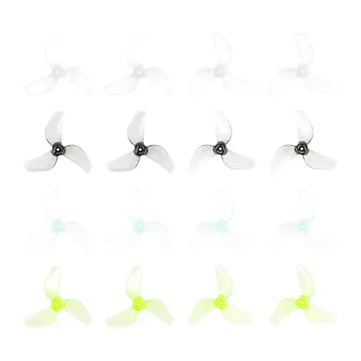 [01110025_5] Gemfan 1219S 31mm 1.0mm 3-Blade Propellers 16pcs