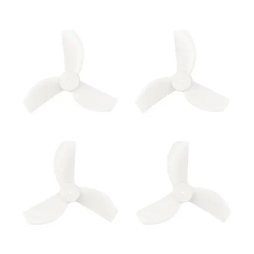 [01110006_1] Gemfan 35mm 3-Blade Props 1.0mm Shaft White 4pcs