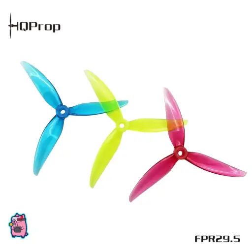 HQProp FlowerPig R29.5 (2CW+2CCW)-Poly Carbonate