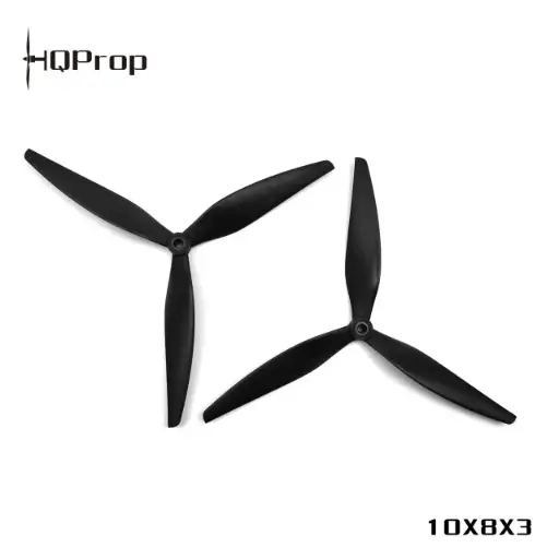 [MQ10X8X3B-GRN] Śmigła HQ MacroQuad Prop 10X8X3 GFRN (2CW+2CCW) Czarne