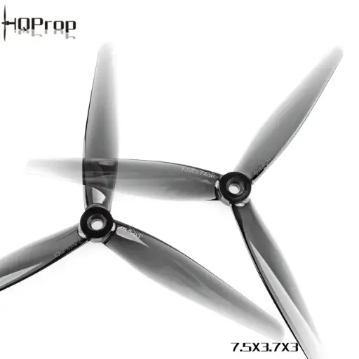 [DP7.5X3.7X3GR-PC] HQProp 7.5X3.7X3 Light Grey (2CW+2CCW)-Poly Carbonate