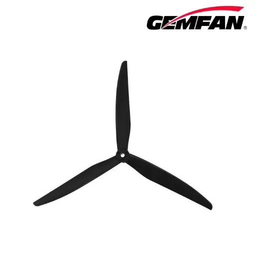 [PMGN1080-3B] Gemfan 1080 Cinelifter Glass Fiber Nylon 3 Blade 2L+2R Prop - Black